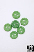 6mm - Flat Rim Buttons - Pack Of 6 - Tiny Frock Shop