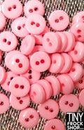 6mm - Barbie High Quality SMALL Resin 2 Hole Buttons - 12 pcs - Tiny Frock Shop