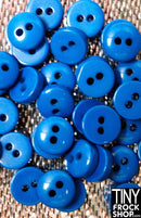 6mm - High Quality SMALL Resin 2 Hole Buttons - 12 pcs - Tiny Frock Shop