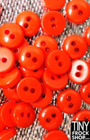 6mm - High Quality SMALL Resin 2 Hole Buttons - 12 pcs - Tiny Frock Shop