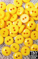 6mm - High Quality SMALL Resin 2 Hole Buttons - 12 pcs - Tiny Frock Shop