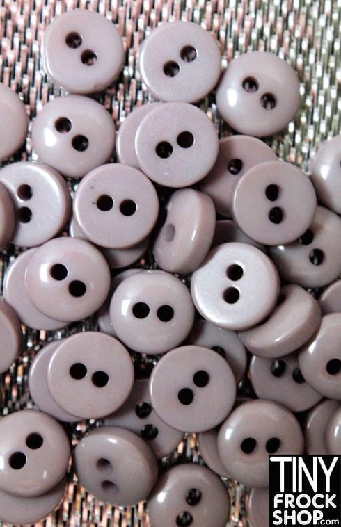 6mm - Barbie High Quality SMALL Resin 2 Hole Buttons - 12 pcs - Tiny Frock Shop