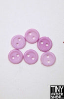6mm - Flat Rim Buttons - Pack Of 6 - Tiny Frock Shop