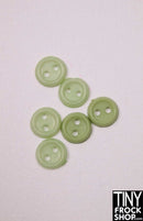 6mm - Flat Rim Buttons - Pack Of 6 - Tiny Frock Shop