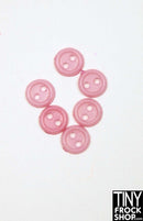6mm - Flat Rim Buttons - Pack Of 6 - Tiny Frock Shop