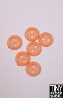 6mm - Flat Rim Buttons - Pack Of 6 - Tiny Frock Shop