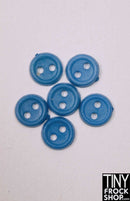 6mm - Flat Rim Buttons - Pack Of 6 - Tiny Frock Shop