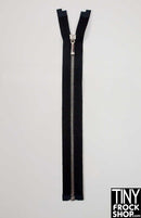 7" High Quality Tiny Open End Metal Teeth Doll Zippers - Size 1 - TinyFrockShop.com