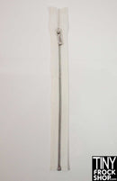 7" High Quality Tiny Open End Metal Teeth Doll Zippers - Size 1 - TinyFrockShop.com