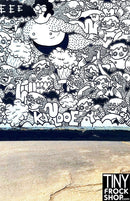 A-038 12" Fashion Doll Photography Backdrop - Standard - Cartoon Wall