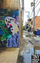 A-052 Mushroom Graffiti Alley Photography Backdrop - Standard - TinyFrockShop.com