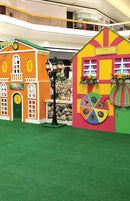 A-070 Mall Holiday Display Photography Backdrop - Standard - TinyFrockShop.com