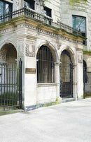 A-075 (W) Bronx Iron Brownstone Photography Backdrop - Standard - TinyFrockShop.com