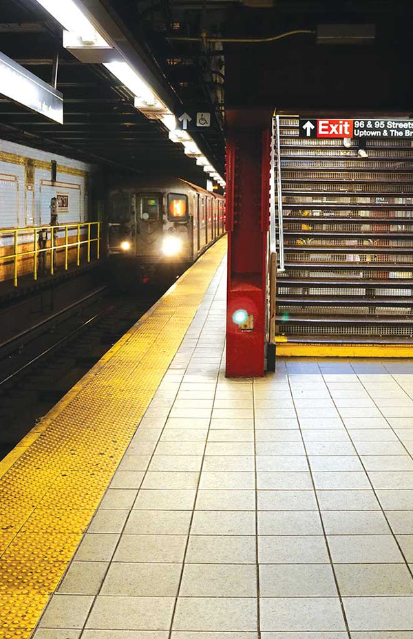 A-079 (W) Barbie NYC Subway Station Photography Backdrop - Standard - TinyFrockShop.com