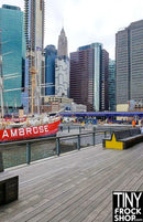 A-105 12" Fashion Doll Photography Backdrop - Wide - South Street Seaport