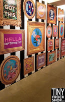 A-106 12" Fashion Doll Photography Backdrop - Standard - Fashion Week NYC - 16"