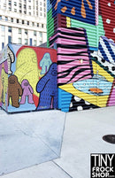 A-113 12" Fashion Doll Photography Backdrop - Wide - Silly Monsters WTC