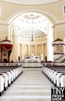 A-143 (W) 12" Fashion Doll Photography Backdrop - Wide - Baltimore Church