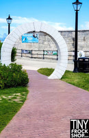 A-149 (W) 12" Fashion Doll Photography Backdrop - Wide - Rounded Path