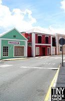 A-153 (W) 12" Fashion Doll Photography Backdrop - Wide - Bermuda Town