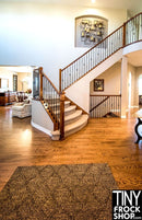 A-169 12" Fashion Doll Photography Backdrop - Standard- McMansion Staircase