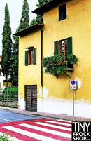 A-206 12" Fashion Doll Photography Backdrop - Standard- Tuscany Italy