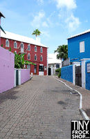 A-209 (W) 12" Fashion Doll Photography Backdrop - Standard- Bermuda Road