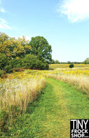 A-218(W) 12" Fashion Doll Photography Background -Standard - Grassy Field