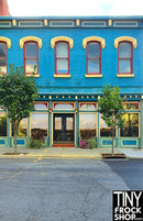 A-223 (W) 12" Fashion Doll Photography Backdrop - Wide - Blue Hotel