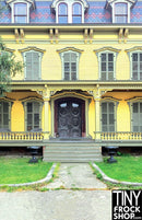 A-228(W) 12" Fashion Doll Photography Background -Standard - Yellow Victorian