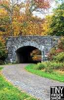 A-241(W) 12" Fashion Doll Photography Background -Standard - Stone Bridge Path