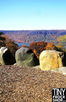 A-250(W) 12" Fashion Doll Photography Background -Standard - Stoned Seaside