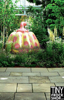 A-251(W) 12" Fashion Doll Photography Background -Standard - Dot Pumpkin Botanic Gardens