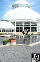 A-253 (W) 12" Fashion Doll Photography Backdrop - Wide - NYC Botanic Gardens - Tiny Frock Shop