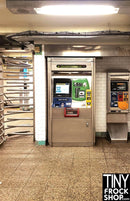 A-271(W) 12" Fashion Doll Photography Background -Standard - Metrocard Subway Machine
