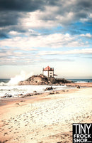 A-284 12" Fashion Doll Photography Background -Standard - Dramatic Beach Front
