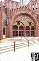 A-296 12" Fashion Doll Photography Backdrop - Wide - Moody Church