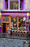 A-356 12" Fashion Doll Photography Backdrop - Standard - Edenburgh Bar