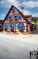 A-363 12" Fashion Doll Photography Backdrop - Standard - Bavarian Home