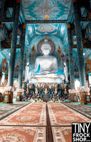 A-366 12" Fashion Doll Photography Backdrop - Standard - Buddist Temple