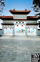 A-367 12" Fashion Doll Photography Backdrop - Wide - Chinese Walkway