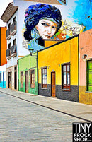 A-370 12" Fashion Doll Photography Backdrop - Standard - Spanish Street