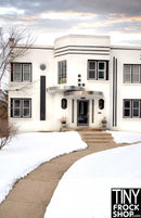 A-373 12" Fashion Doll Photography Backdrop - Standard - Vintage House Of Tomorrow