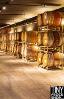 A-378-J 12" Fashion Doll Photography Backdrop - Standard - Wine Casks