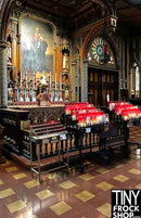 A-396 12" Fashion Doll Photography Backdrop - Wide - Say A Prayer