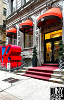 A-400 12" Fashion Doll Photography Backdrop - Wide - L Hotel Sidewalk