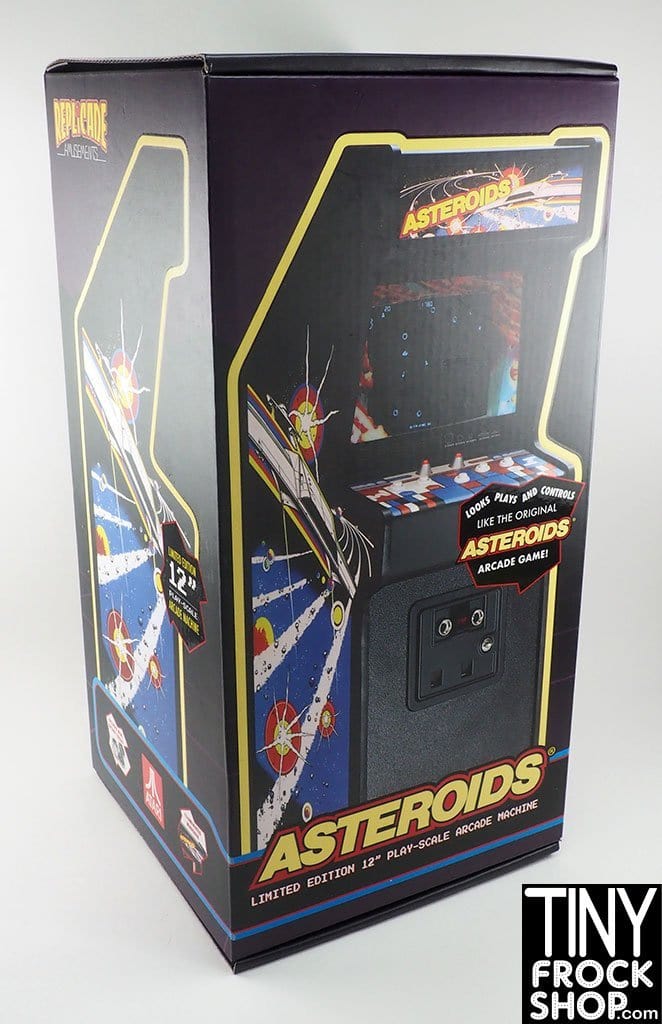 12" Fashion Doll Atari Asteroids 1:6 Scale Light Up Playable Arcade Game