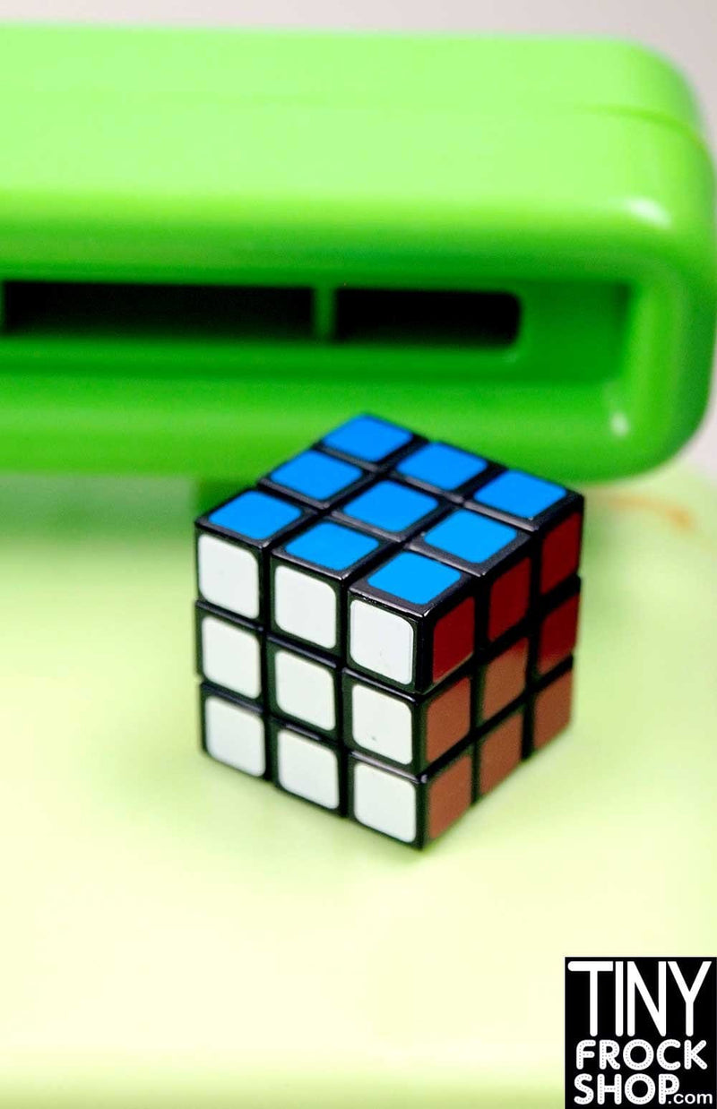 3x3 Working Dollhouse Rubik Cube Puzzle Toy, Turns!, World's Smallest, 1/12  Scale, 1:6 Scale Tiny Micro, Quick Ship from USA