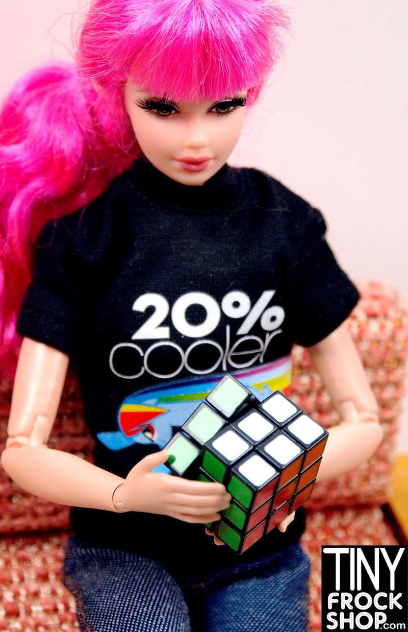 Tiny Frock Shop 12 Fashion Doll Worlds Smallest Micro Toy Box Mini Rubiks  Cube-RARE