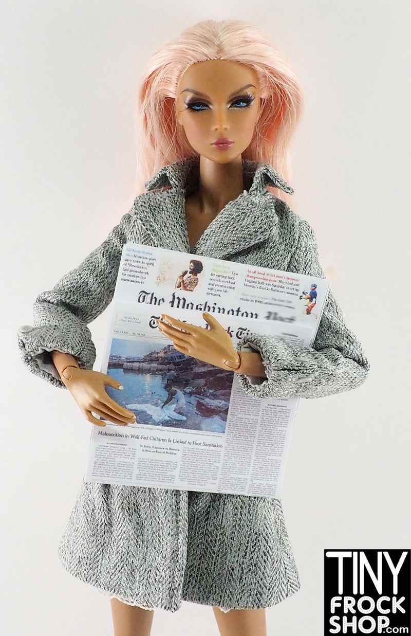 12" Fashion Doll National Newspapers - 4 Styles